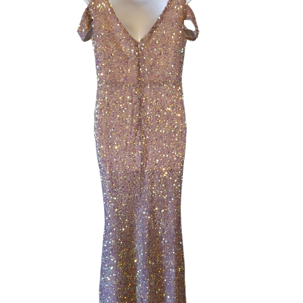 SHEIN Glittering Pink Sequin Dress - Picture 2 of 9